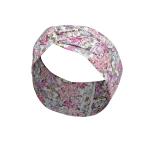 100% Polyester Women Head Scarves Multicolor Custom Elastic Headbands