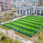 Disease Resistant Artificial Football Turf 16.5 Stitches 8000-15000 Dtex