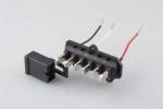 203 - 301mm Plastic Injection Parts Battery Injection Plug To 3 Pin Molex Micro