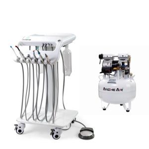 China Wholesale Price Mobile Dental Unit 4 Universal Wheel Dental Mobile Treatment Carts Dental Factory Portable Dental Carts factory