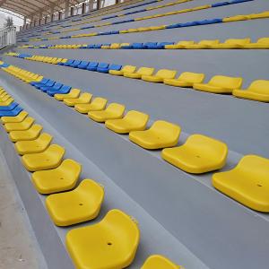 China Floor Mounted Low Back HDPE Stadium Bucket Seats For Concret Steps factory