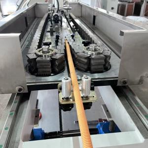 PLC Control System Single Wall Corrugated Pipe Machine with 5 Heating Zones and