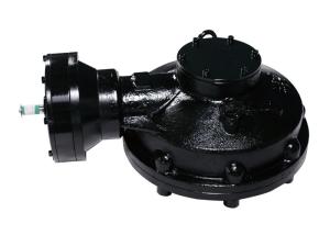 China Industrial Globe Valves Cast Steel Gearbox WCB Bevel Gear Operator Bronze Nut factory