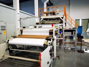 China 150gsm 160cm Non Woven Fabric Manufacturing Machine For Air Filltration factory