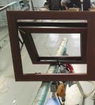 Heat Insulation PVC Awning Window White UPVC Double Glazed Windows
