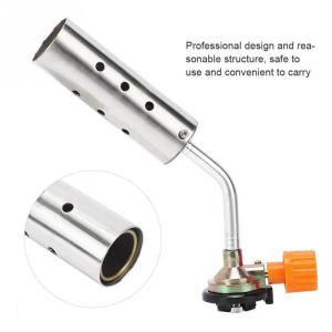 China Kitchen Portable 1300C Gas Heating Torch Flame Gun Stainless Steel factory