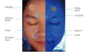 China Doctor Cosmetics Portable Skin Analyzer Magic Mirror High Resolution Camera factory