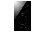 2 Zone Domino Cooker Built-in 30cm Electric Stove Black Glass Ceramic Hob
