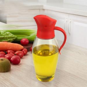 China Transparent Glass Seasoning Bottles Auto Flip Function Kitchen Spice Jar factory