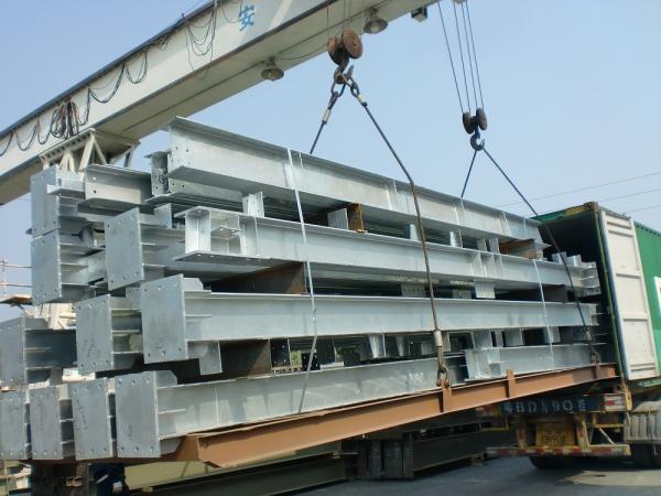 BS Standard Hot Dip Galvanized Prefabricated Workshop Steel Structure Materials