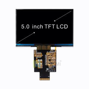 5 inch Transmissive TFT LCD | Sunlight Readable With RGB Interface