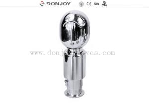 China Fermentation Round Rotary Stainless Steel Spray Ball Clamp Pin Connection factory