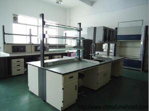 China Cold Rolled Metal Laboratory Working Table Chemical Resitant Laminate factory