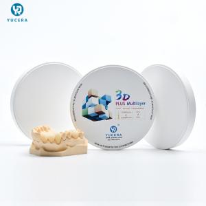 China A1 A2 3D 1050MPA Dental Zirconia Block For Laboratorio Dental factory