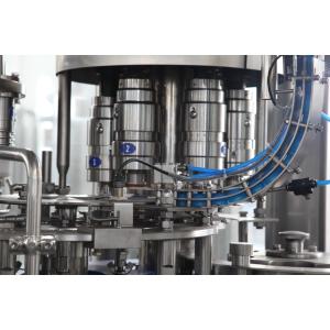 4000BPH Soda Bottling Equipment , Automatic Soda Filling Machine PLC Control