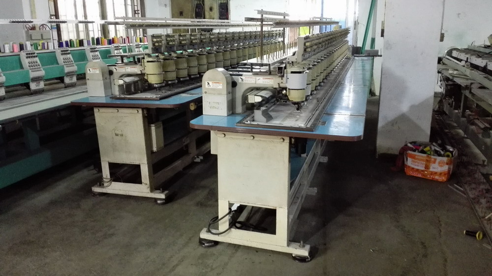 Commercial Used Barudan Embroidery Machine With Automatic Color Changing