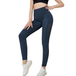 China 62 Waist Sweat Absorption Women Tight Yoga Pants ZH Light Grey Yoga Leggings factory