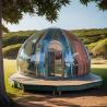 Buy cheap UV Resistant Transparent PC Bubble House Waterproof Geodesic Dome Tent for from wholesalers
