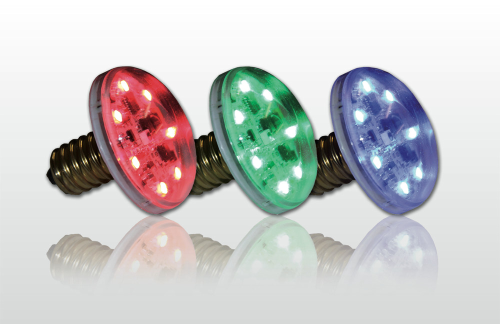 KooSion PRE-PROGRAMMED RGB 16 SMD LED CARNIVAL LIGHTS TURBO BULBS