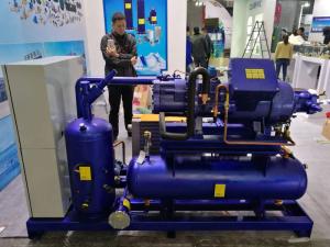 China Air Cooled Industrial Refrigeration Compressors Unit Screw Type 40HP CE Approval factory