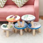 High Quality Modern Style Wooden Stools Cute Animal Shape Small Chair Solid Wood