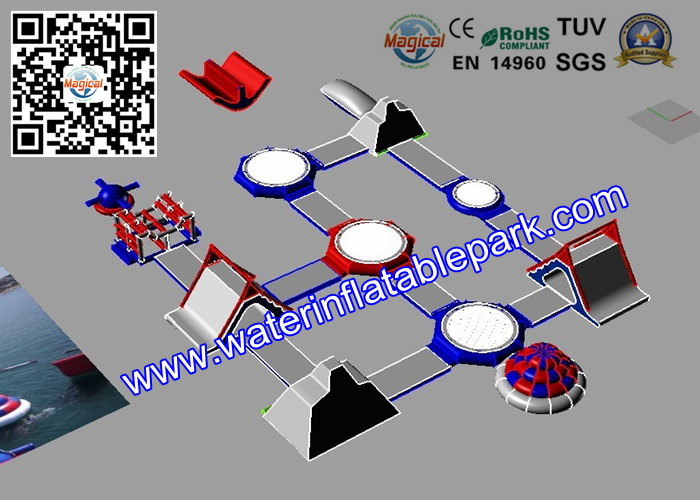 Commercial Water Park With Slides , Theme Park Water Rides