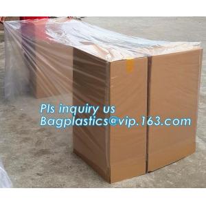 China Heavy Duty Extra Big Jumbo Clear Poly Bags For Pallet Covers, Plastic Material and PE Plastic Type reusable pallet cover on sale