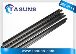 China 350-450mm Pultruded Carbon Rods , 6mm T300 Carbon Fiber Round Stock factory