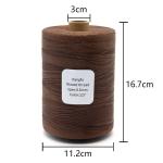 1kg Waxed Cord Sewing Thread 240 Colors for Leather 0.6mm 0.8mm 210dD Pattern