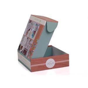 China Custom Logo Print Baby Blanket Packaging Box For Blanket factory
