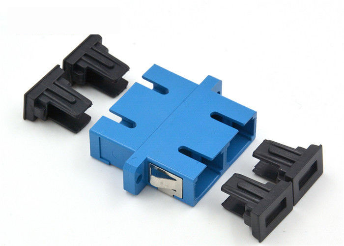 SC Fiber Optic Adapter with flange SC UPC fiber bulkheard adapter Manufacturers