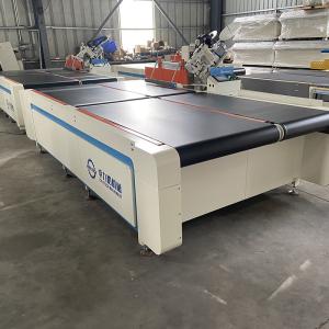 China ZLT-TE4A edging sewing machine 15-20pcs/h mattress tape edge machine flipping ZOLYTECH mattress machinery factory