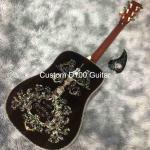 Deluxe Solid Rosewood Back Side 41 Inch D100aa Type Spruce Engraved Acoustic
