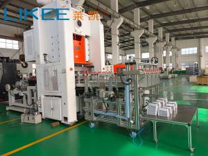 China 80Ton 4 Cavities Automatic Aluminum Foil Container Machine High Productivity factory