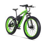 26" Wheel Size Electric Full Suspension Fat Bike with 21 Speed Gears and LCD