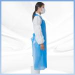 Blue Disposable CPE Apron 71cm*116cm Plastic Aprons Disposable