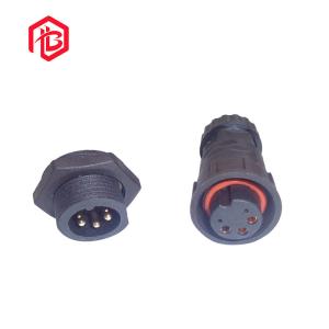 China 300VAC Waterproof Data Connector M25 Gold Plated Contact With Dustproof Cover factory