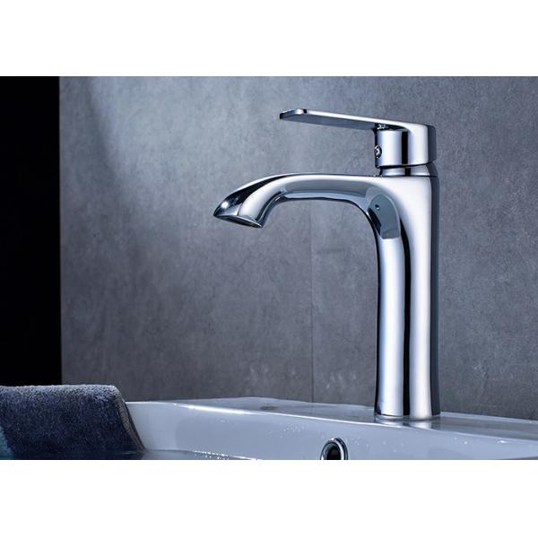 China Modern Bridge Design Single Hole Bathroom Faucet ROVATE Contemporary Style factory