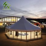 Diameter 10m Hengnuo Multi Sided Tent Auto Show Events With Glass Walls