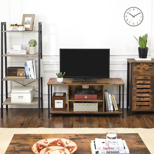 Industrial TV Console Unit, Television Storage Cabinet, Particle Board TV Stand,