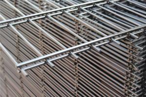 China Factory Sale 868 Hot Dip Galvanized Double Wire Mesh Fence Panel for market factory
