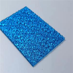 China OEM Outdoor Parks Clear Plastic Wall Panels Embossed Solid Polycarbonate Sheet factory