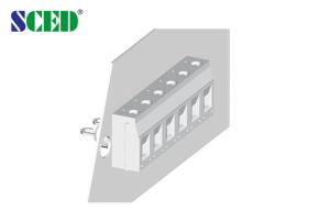 China Wire To Wire Through Panel Mount Terminal Blocks Electrical 300 Voltage 30A factory