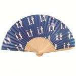 Customized Logo Chinese Silk Sweet Hand Fans for Wedding Decoration in Gift Box