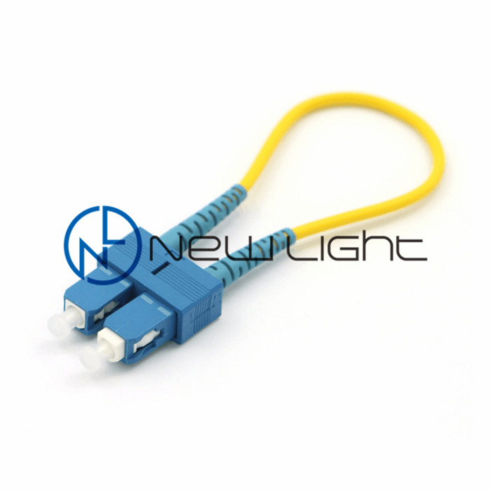 China Single Mode Yellow G657A2 Fiber Optic Loopback factory