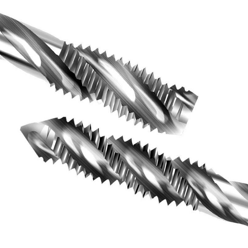 Aluminum Metric Thread Tap Machine Spiral Thread Tap Aluminum Customized