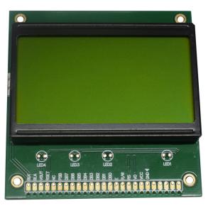 China Monochrome Graphic Display Module 128 * 64 Resolution AIP31020 Controller Model on sale