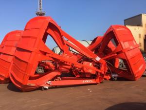 China ISO Mechanical Control Orange Peel Grab Bucket Electro Hydraulic Remote Control factory
