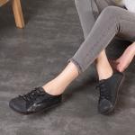 S497 Single Shoes Ladies 2020 Spring Retro Handmade Leather Women'S Shoes Lace