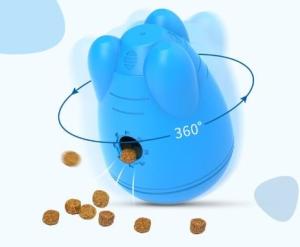China Interactive Tumbler Dog Treat Ball, Dog Leaky Food Dispensing Toy Puzzle Ball,The interactive cat feeder factory